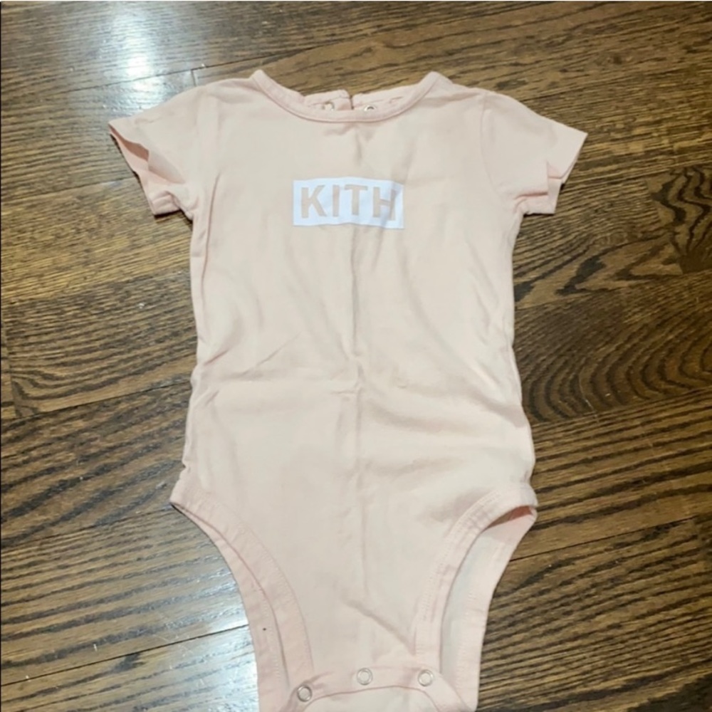 Blush color kith onesie size 12 months
